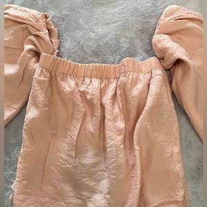 Elodie Billow Sleeve Off Shoulder Top